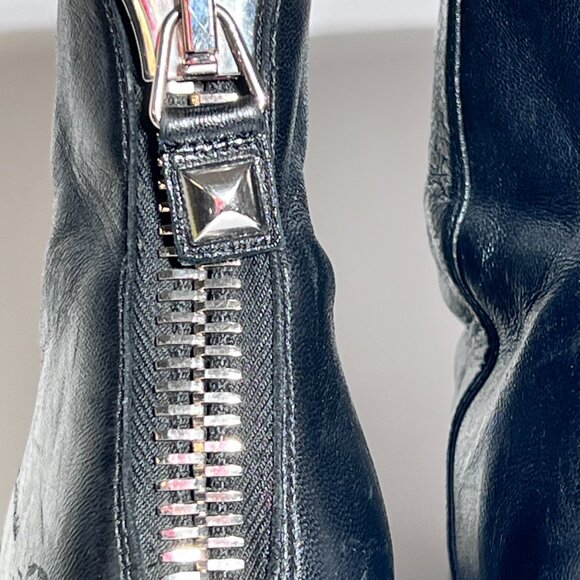 Stuart Weitzman Mizzip Black High Heel Platform Bootie Sz 7.5 - Picture 3 of 13